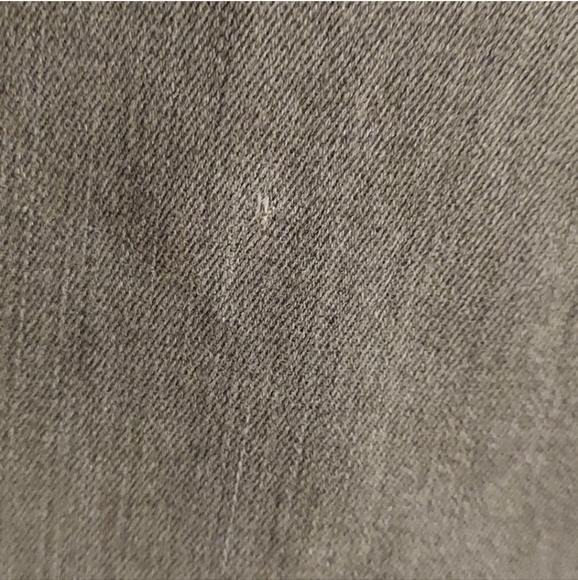 FREE PEOPLE Gray Fringe Cropped Mid Rise Straight Jeans - Picture 5 of 9